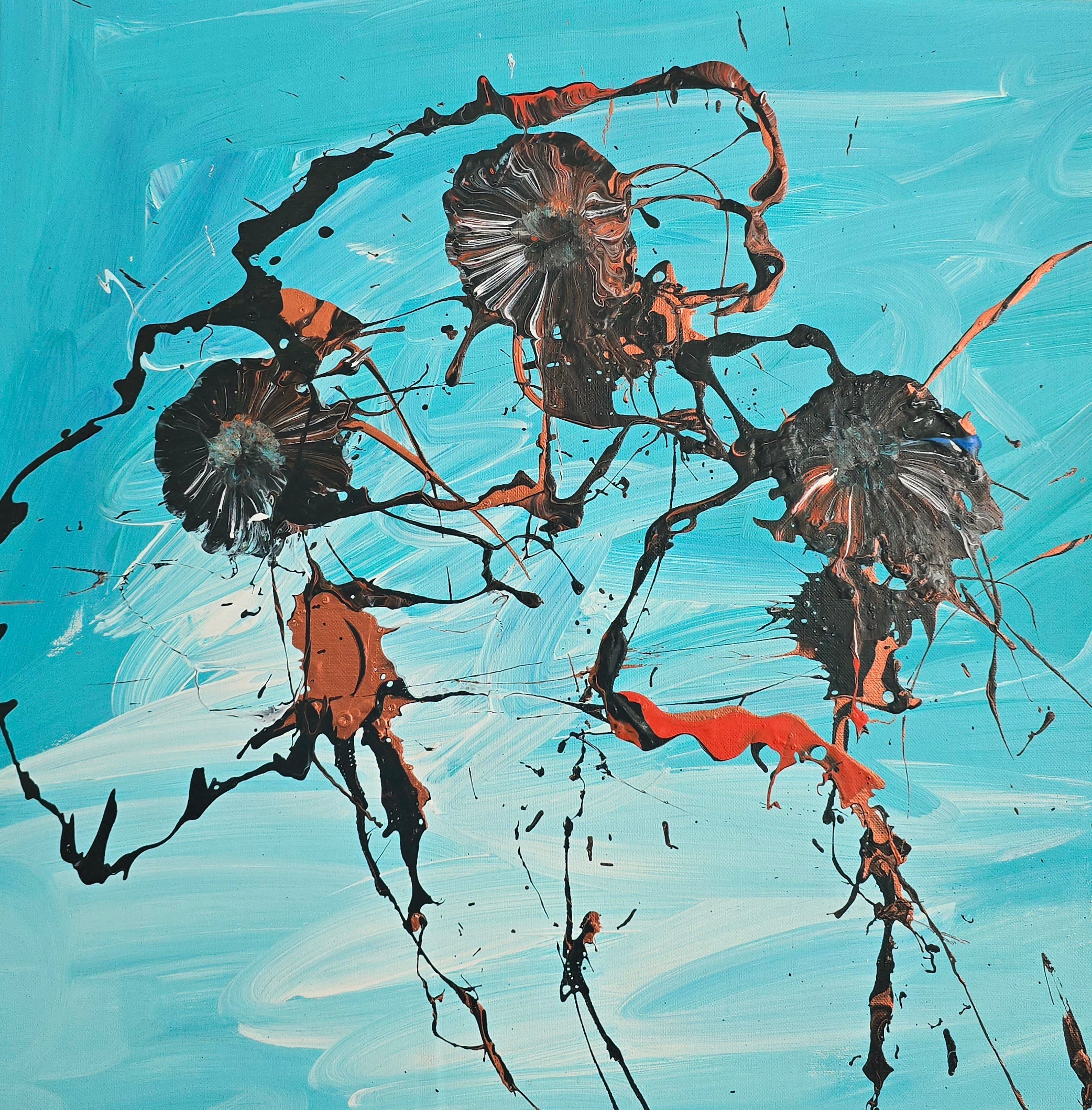 'Wild Flowers' | 59x59cm